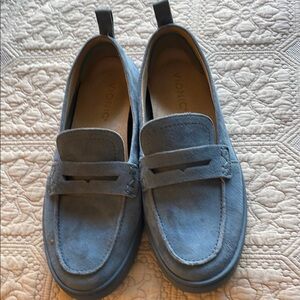 Vionic Blue Suede Loafers Slip-Ons